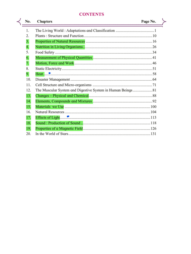 7th Standard Science Textbook PDF | PDF | Physical Sciences | Chemistry