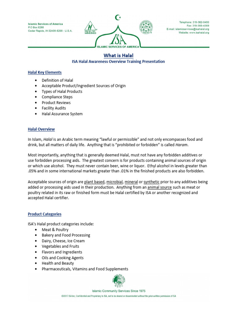 Halal Compliance and Certification Guide | PDF | Audit | Food Industry