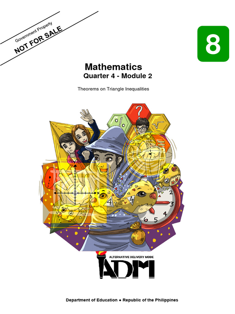 Mathematics8 q4 Mod2 TheoremsOnTriangleInequalities v4 | PDF | Triangle ...