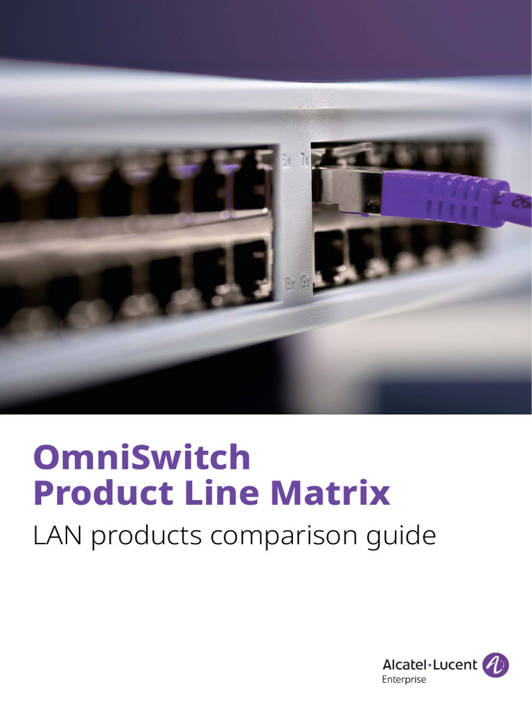 Product Omniswitch Matrix Comparison en | PDF | Network Architecture ...