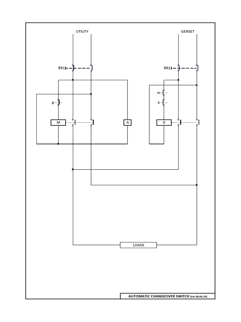 Automatic Changeover Switch Circuit | PDF