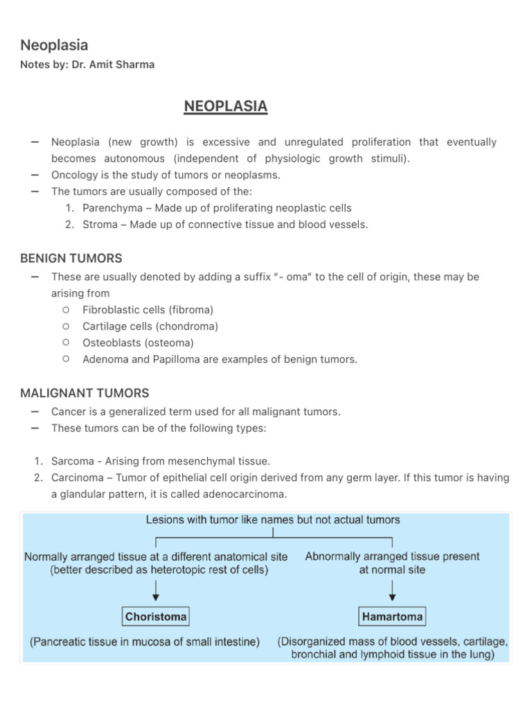 Neoplasia Pdf