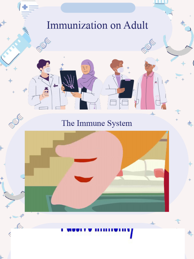 Immunization On Adult | PDF | Vaccines | Medical Specialties