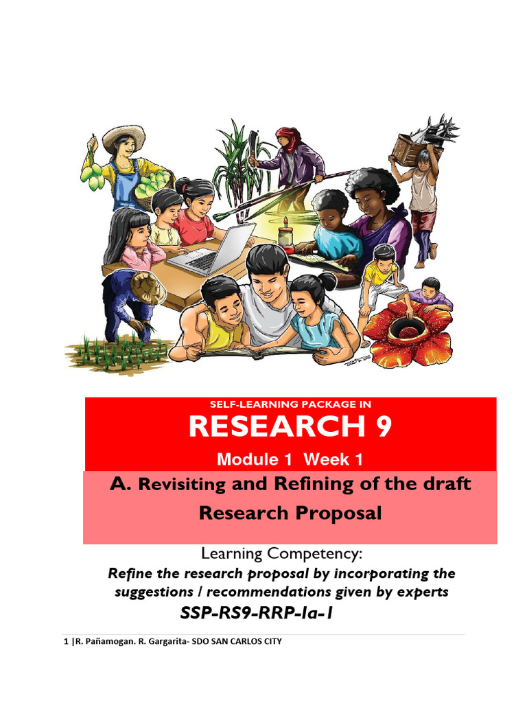 Research 9 Module 1: Proposal Refinement | PDF | Academic Journal | Books