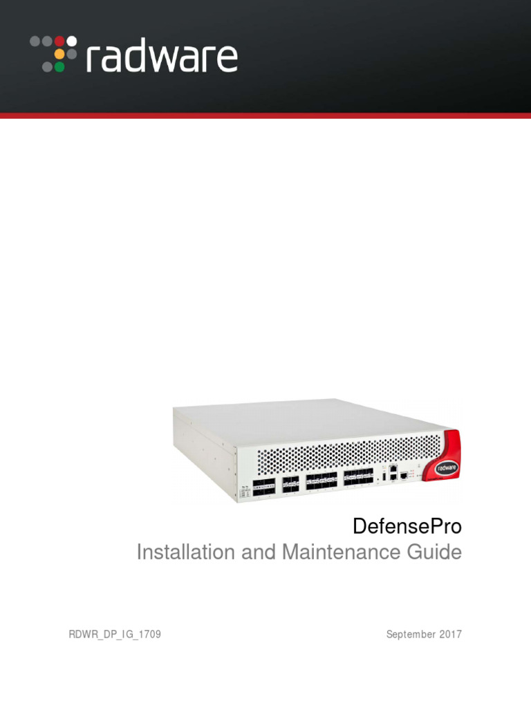 DefensePro Installation Guide | PDF | Ac Power Plugs And Sockets | Fuse ...