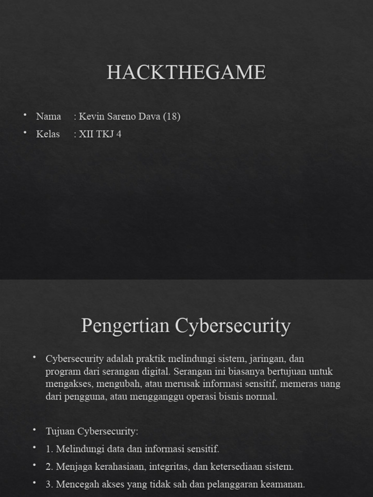 Simulasi Hacking dan Cybersecurity | PDF