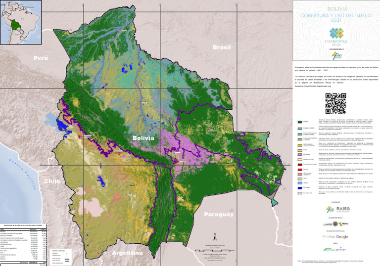Mapa de Cobertura y Uso del Suelo en Bolivia | PDF