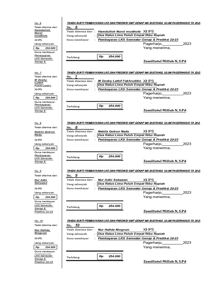 Kwit 12 Ips | PDF
