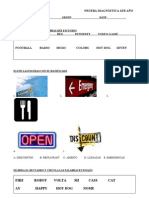 Prueba Diagnóstica 1er Año