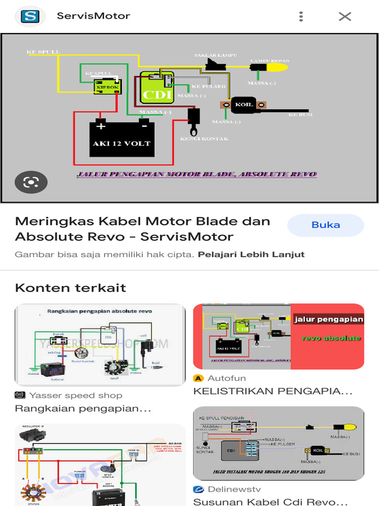 Skema Jalur CDI Revo Absolute | PDF
