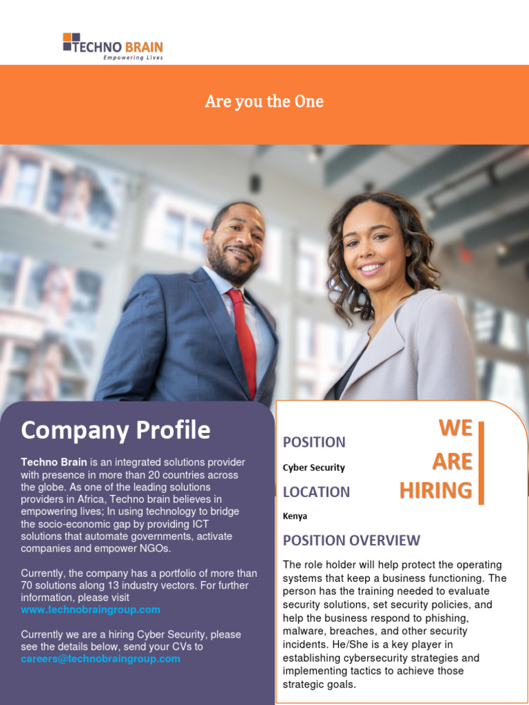 Cyber Security Opportunity Pdf Security Computer Security