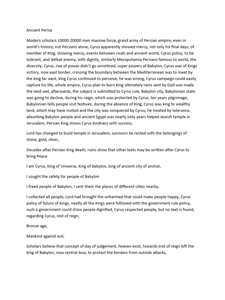 Ancient Persia Download Free Pdf Cyrus The Great Achaemenid Empire
