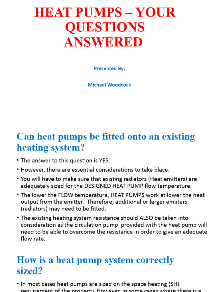 Heat Pump System Installation Guide | PDF | Heat Pump | Pump