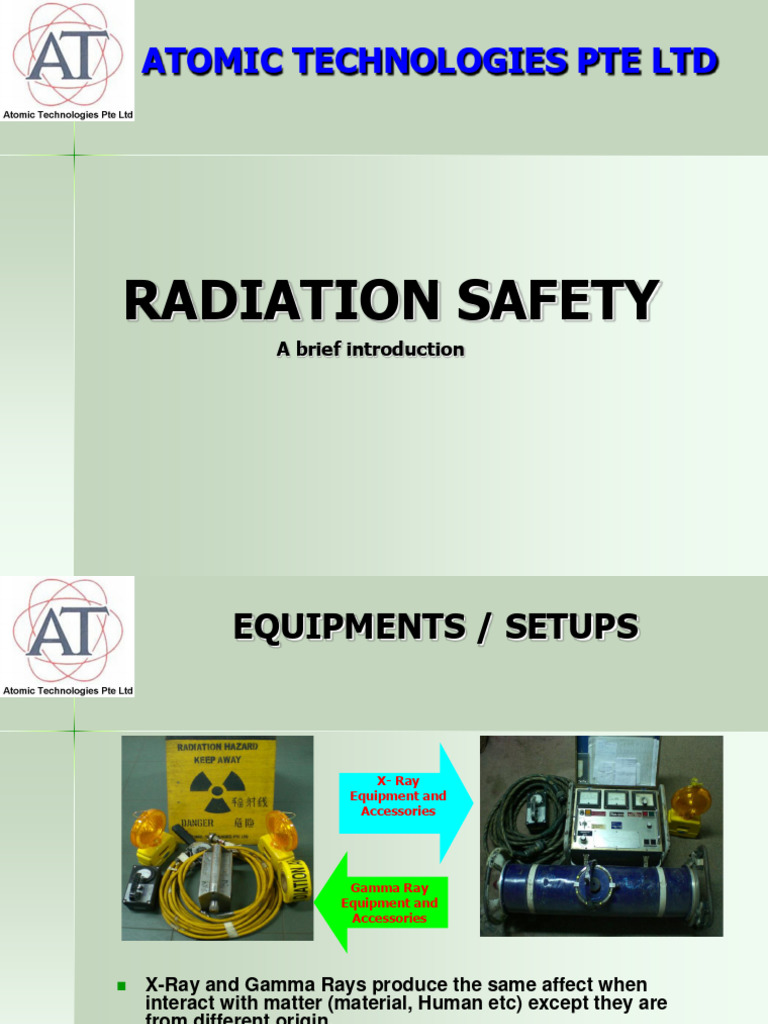 Radiation Safety | PDF | Gamma Ray | X Ray