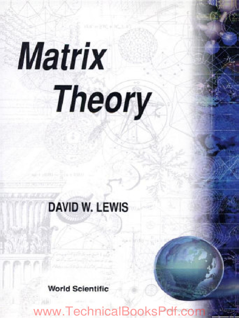 David W Lewis - Matrix Theory | PDF
