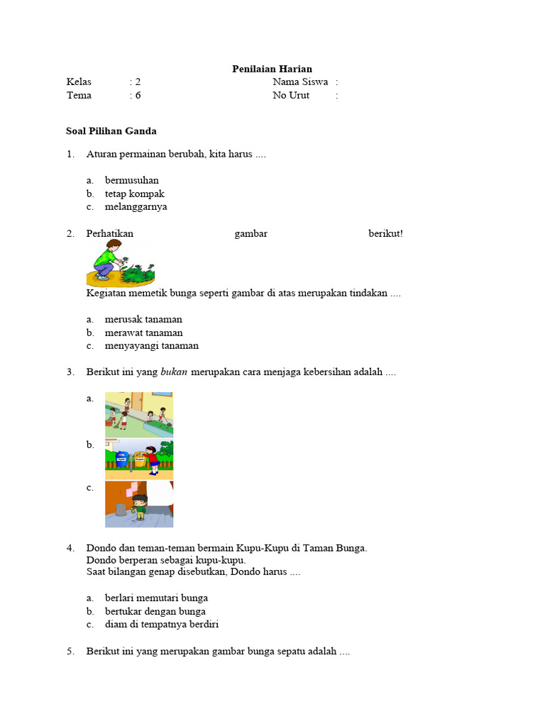 Menguasai Materi: Kumpulan Soal PH Kelas 5 Tema 2 Subtema 1 untuk Sukses Belajar