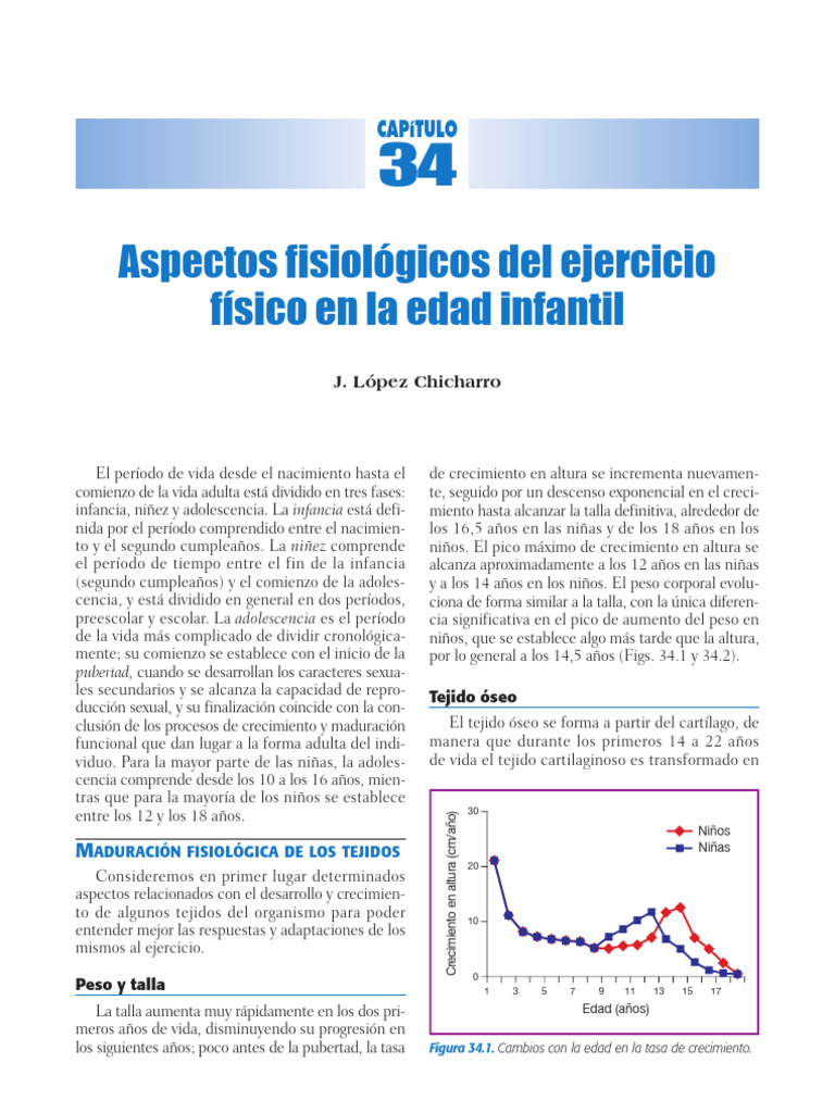 Aspectos Fisiológicos Del Ejercicio en Edades Infantiles .34 | PDF ...