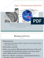 Systems Biology: A Layman Perspective