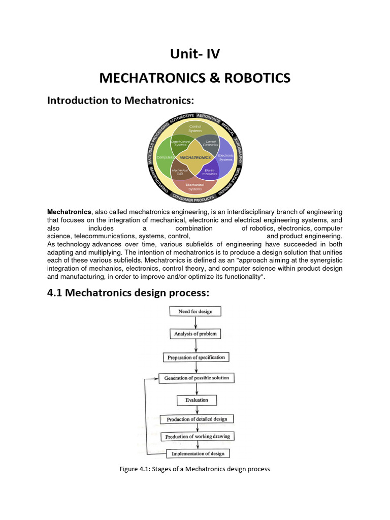 Updated Final Mechatronics Robotics | PDF | Mechatronics | Pump