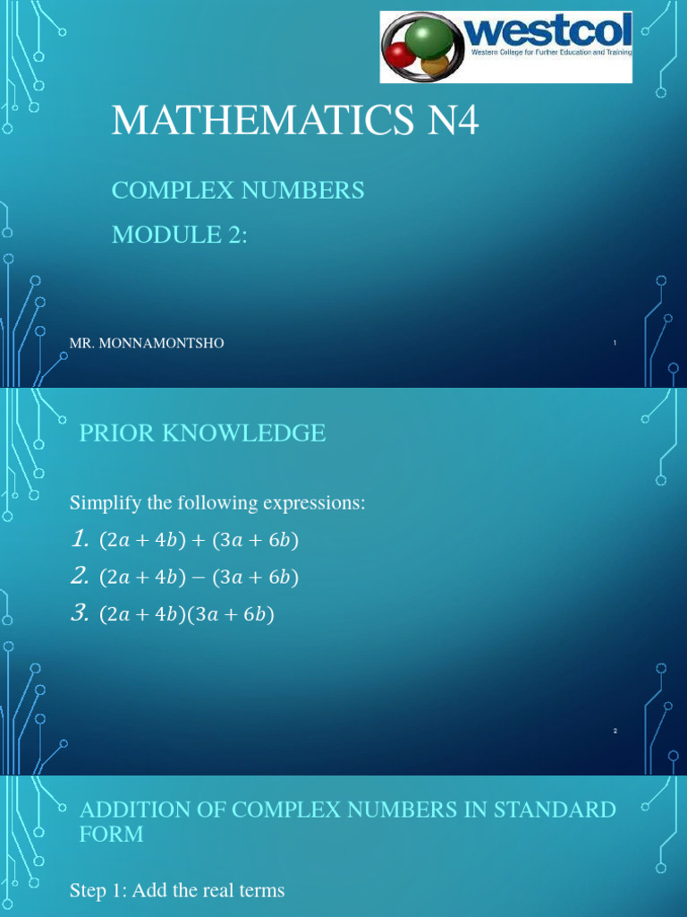 Complex number 2 1 download free pdf complex number