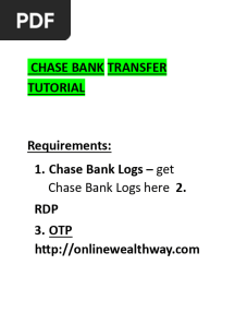 Chase Bank Cashout Method PDF