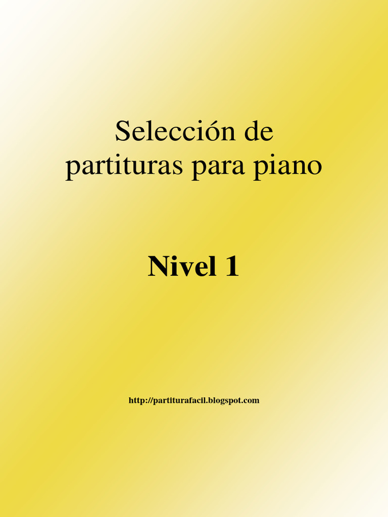 Aprende Piano Gradualmente Nivel 1 PDF | PDF