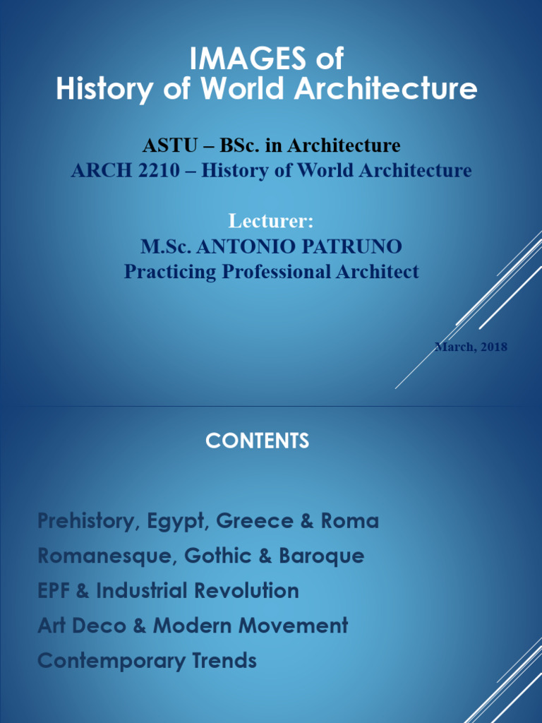 W History Architecture | PDF | Gothic Architecture | Ancient Egypt