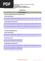Gabaritos Provas SENAI 2024-2025 | PDF | Escolas