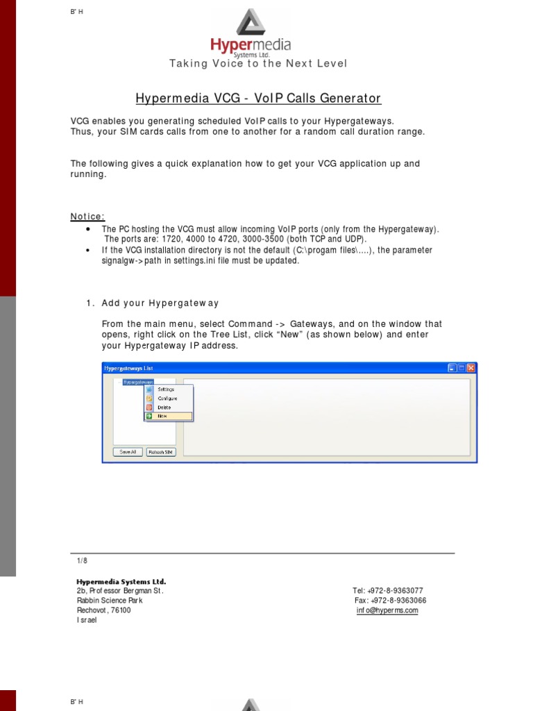 VCG Manual | Download Free PDF | Port (Computer Networking ...