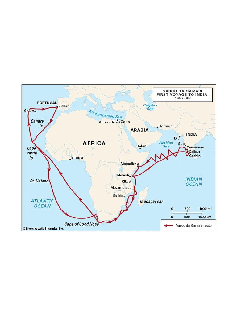 Vasco Da Gama - Biography, Achievements, Route, Map, Significance ...