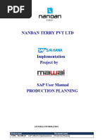 SAP PP Control Key Configuration Guide | PDF