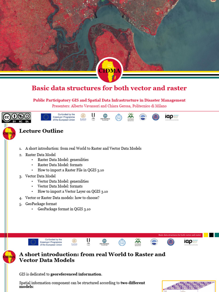 Basic Data Structures For Both Vector and Raster | PDF | Geographic ...