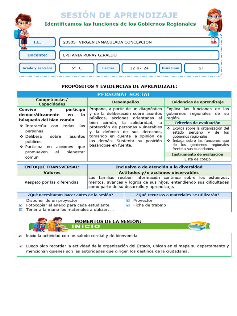 Funciones de los Gobiernos Regionales | PDF | Gobierno