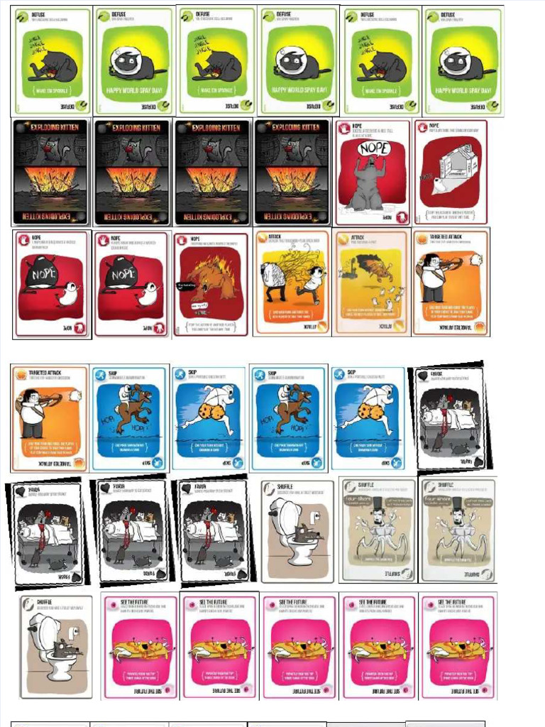 PDF Exploding Kittens Print - Compress | PDF