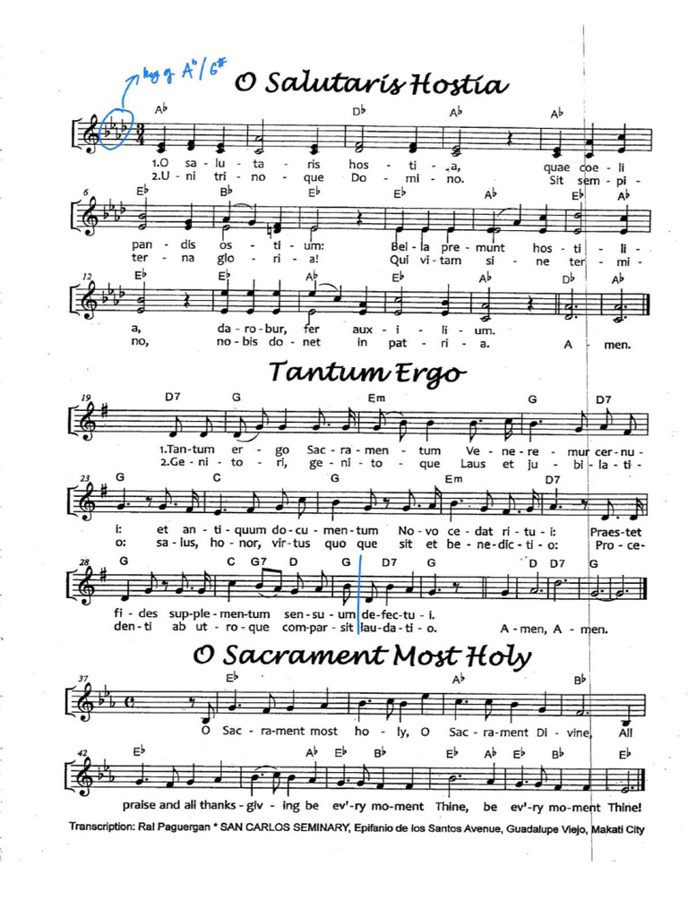Benediction of The Blessed Sacrament | PDF | Catholic Church ...
