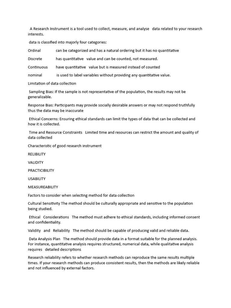 Research Download Free Pdf Validity Statistics Quantitative