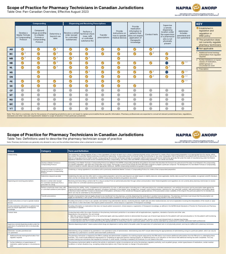 Pharmacy Technician Scope Overview 2023 | PDF | Medical Prescription ...