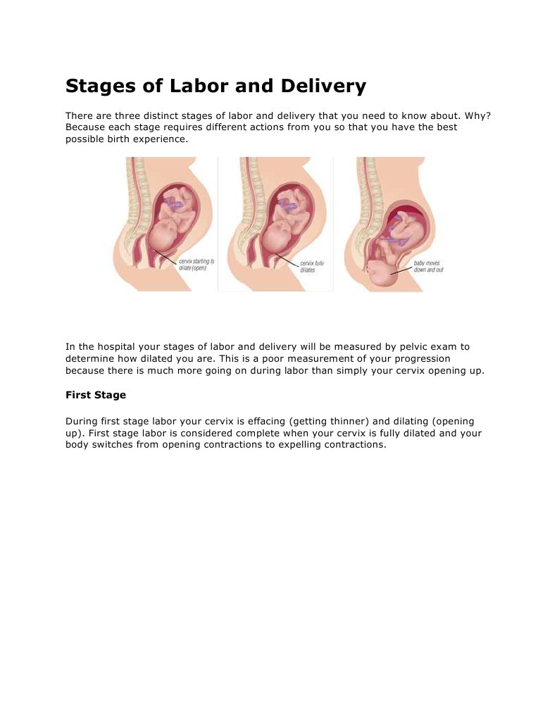 Stages of Labor and Delivery | PDF