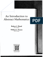 Robert J. Bond and William J. Keane - An Introduction To Abstract Mathematics: The Mathematics of Euler