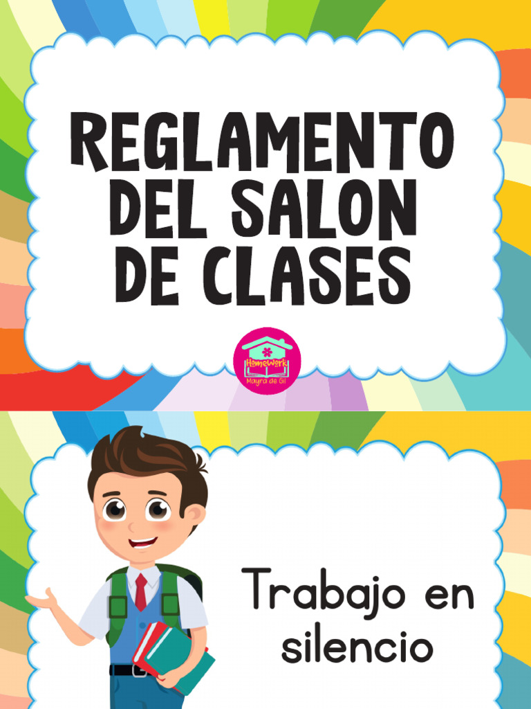 Reglamento Del Salon De Clases Pdf