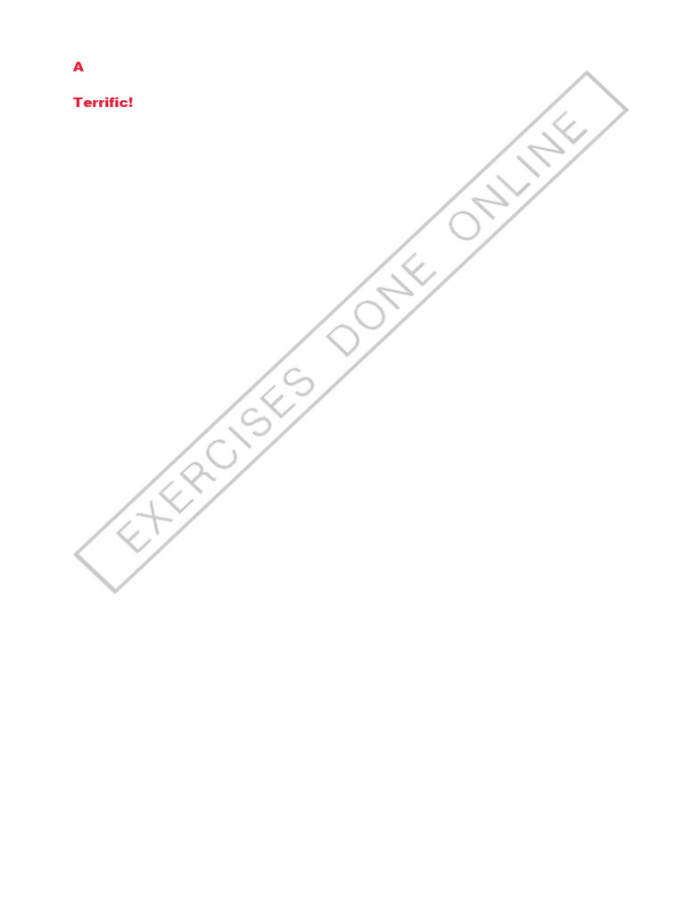 9 Lesson 2 - Exercises | PDF