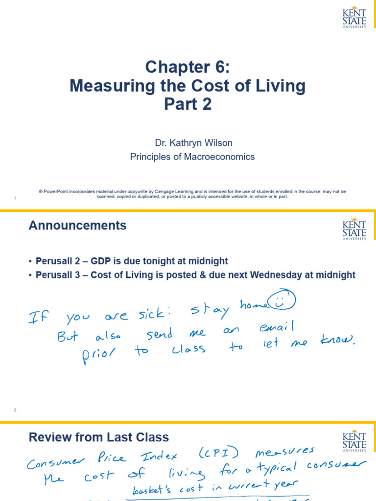 Macro Measuring+Cost+of+Living+Part+2+-+Chapter+6b+with+notes | PDF ...