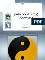Personalising Learning