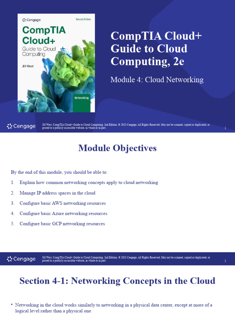 Cloud Networking Concepts Explained | PDF | Ip Address | Computer Network