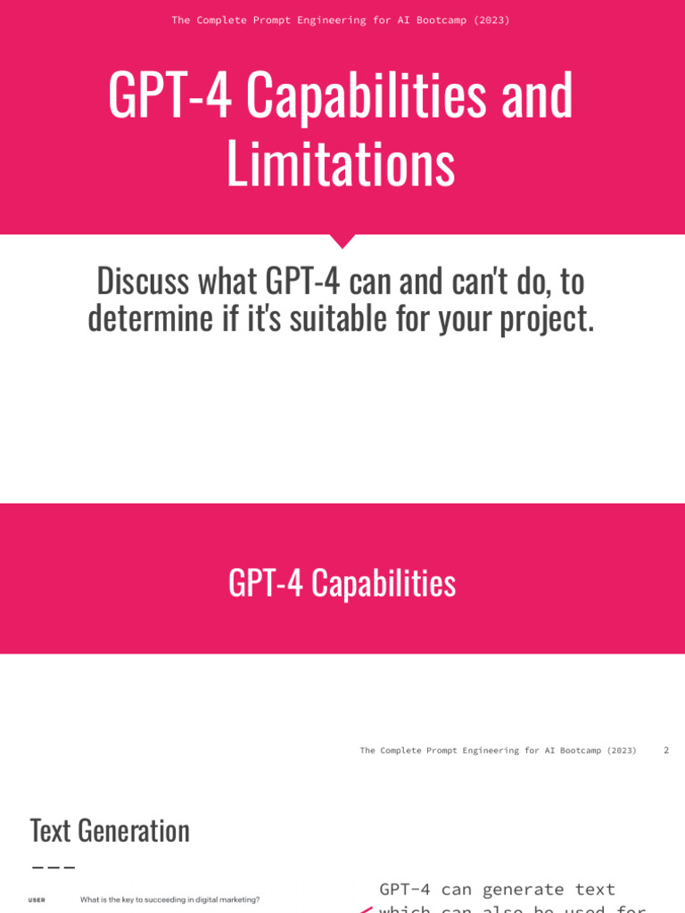 GPT-4 Capabilities and Limitations | PDF