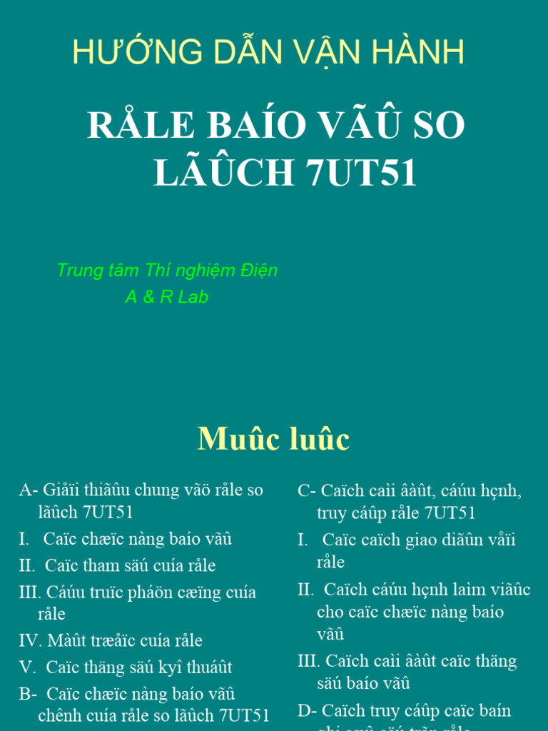 7UT51 Vinh | PDF