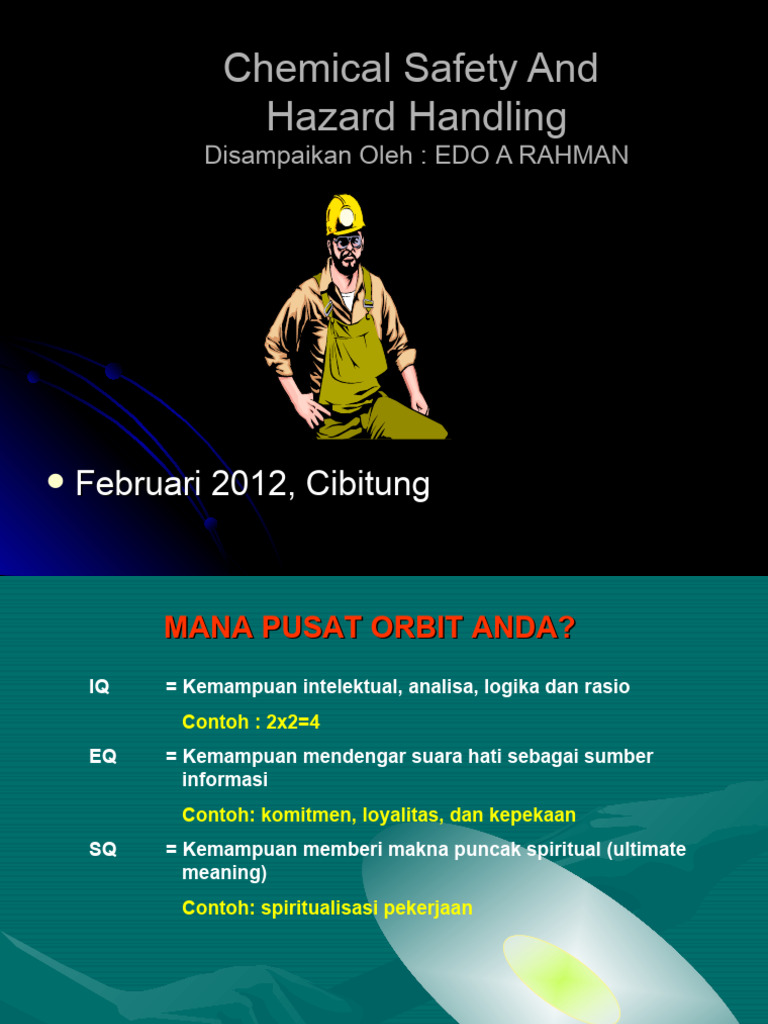 Chemical Safety And Hazard Handling Pdf