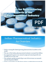 Indian Pharmaceutical Industry - Final Presentation
