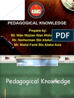 Pedagogical Knowledge
