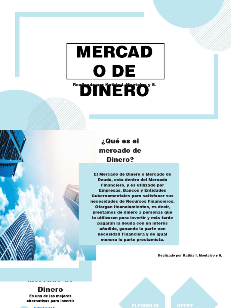Mercado de Dinero: Inversión y Deuda | PDF | Bancos | Dinero